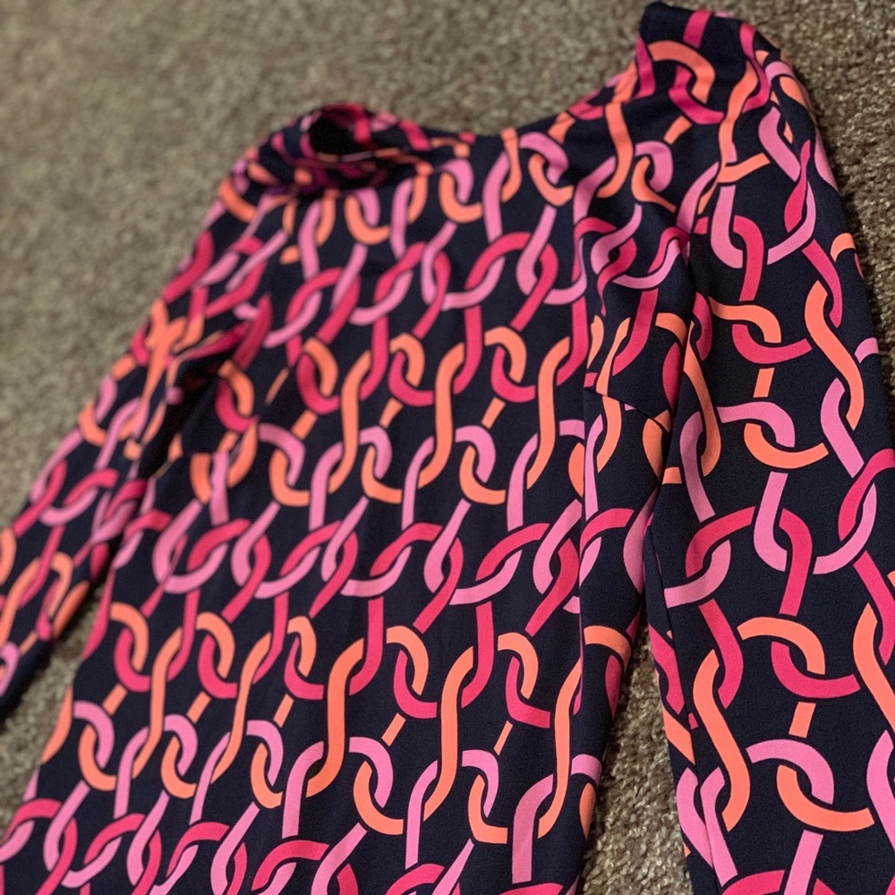 EUC Julie Brown long sleeve fitted dress